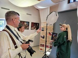 Heiner Stephan beim Fotografieren c Anke Stephan